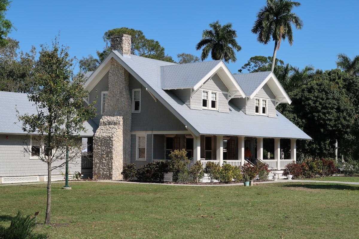 Custom home exterior
