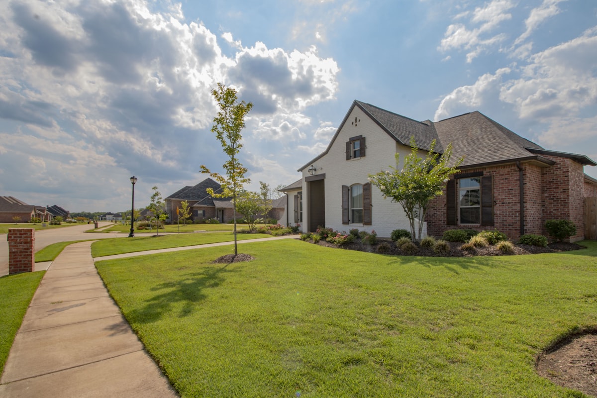 French country style custom home
